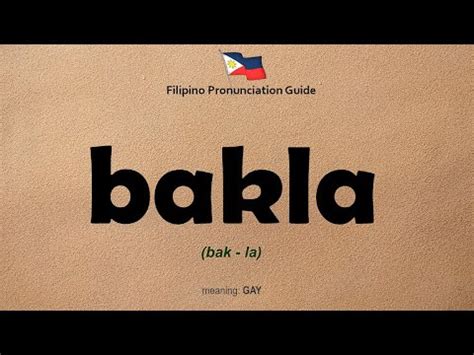 jinakol ng bakla|NABABAKLA: Tagalog.